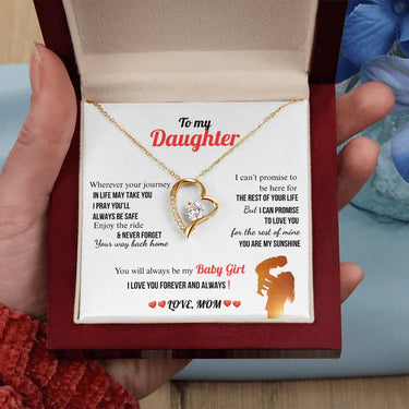 A Letter To My Daughter - Forever Love Necklace - Gift Set - SLDDL0134